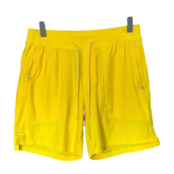 Lululemon License to Train Linerless Yellow Pique Short 7" - Picture 2 of 9